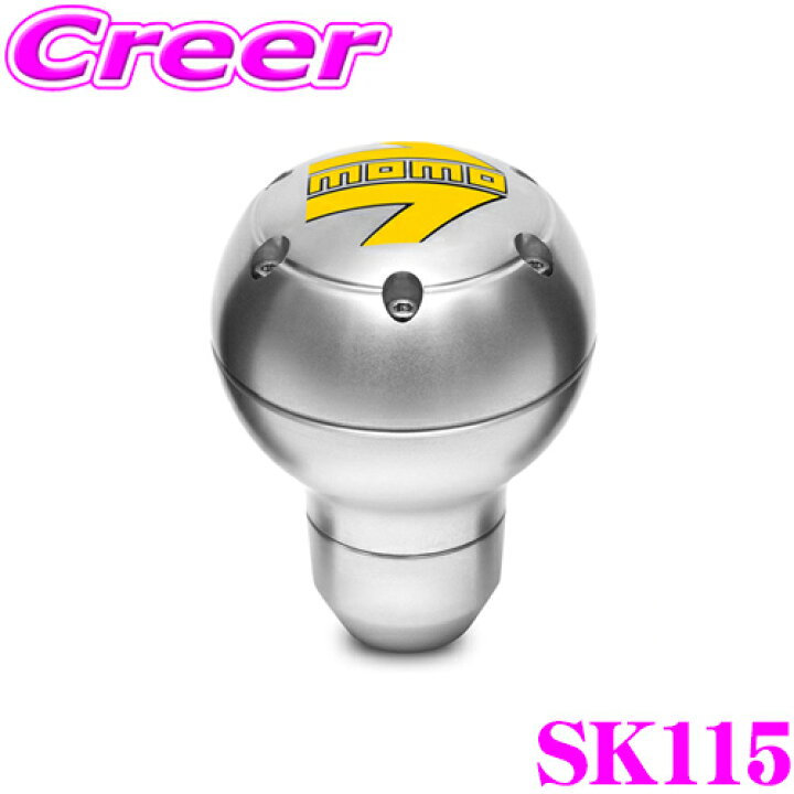 楽天市場】MOMO モモ シフトノブ SK115 ROUND METAL SILVER(ラウンド 