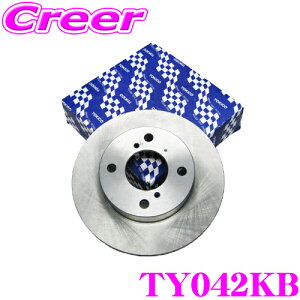 【5H限定】ほぼ全品P10倍\29日21:00〜30日01:59/TOKICO トキコ ブレーキローター TY042KB ホンダ JD1 JD2 ザッツ / JC1 JC2 ライフ等用 フロント用 ブレーキディスク 1枚入り 対応純正品番:45251-SF4-J30