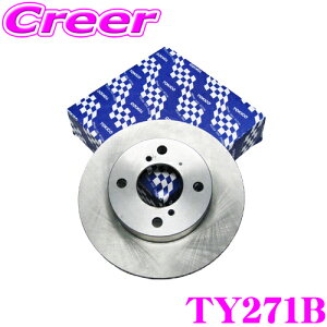 【最大57倍!】3点以上購入P10倍≪クレール限定≫TOKICO トキコ ブレーキローター TY271B トヨタ ZSU60W AVU65W ハリアー用 フロント用 ブレーキディスク 1枚入り 対応純正品番:43512-42050/43512-48031