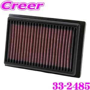 【最大57倍!】3点以上購入P10倍≪クレール限定≫K&N 純正交換フィルター 33-2485 トヨタ 10系 アクア用 リプレイスメント ビルトインエアフィルター 純正品番17801-21060対応