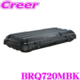 【最大2000円OFF】マラソン限定クーポン配布中！ 【個人宅OK！】INNO ルーフボックス BRQ720MBK ルーフギアケース720 ブラック 大容量 荷物 積載 スキー スノーボード キャンプ アウトドア 車中泊