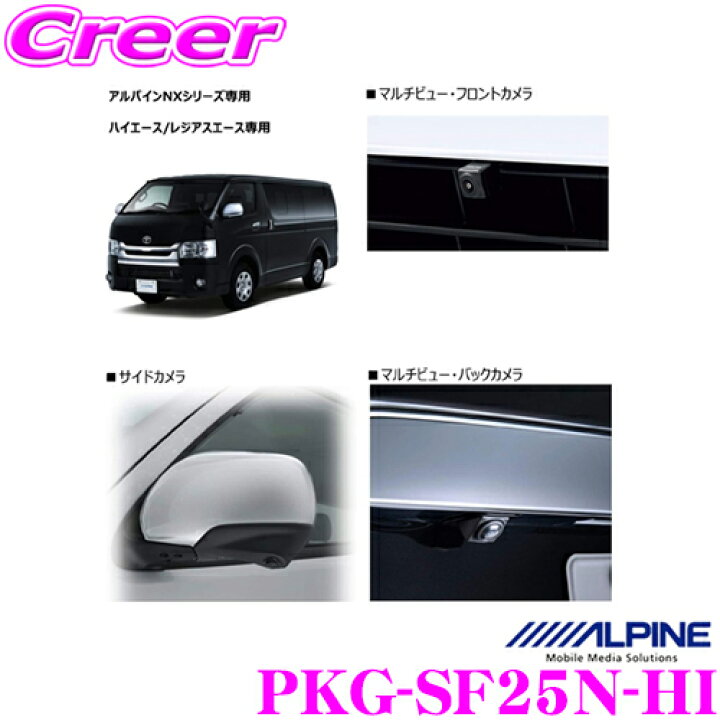 アルパインPKG-SF25N-HIハイエース レジアスエース(200系H25 12〜)用ナンバー取付タイプ3カメラセーフティーパッケージ 通販 Mazda 2013-2018ヘッドライト Eza6ヘッドライトアセンブリ タッチセンシティブライト ドラゴンスケールデザイン 動的ランプアクセサリー