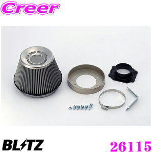 【最大57倍!】3点以上購入P10倍≪クレール限定≫BLITZ ブリッツ No.26115 ホンダ オデッセイプレステージ(RA5)用 サスパワー コアタイプエアクリーナー SUS POWER AIR CLEANER