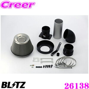 yő57{Iz3_ȏwP10{N[BLITZ ubc No.26138 Xo WRX STI(VAB/VAF)p TXp[ RA^CvGAN[i[ SUS POWER AIR CLEANER