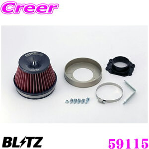 BLITZ ブリッツ No.59115 ホンダ オデッセイプレステージ(RA5)用 サスパワー コアタイプLM エアクリーナー SUS POWER CORE TYPE LM-RED