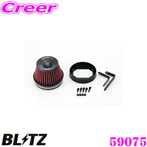 BLITZ ブリッツ No.59075 三菱 ランサーエボリューションVIII(CT9A)用 サスパワー コアタイプLM エアクリーナー SUS POWER CORE TYPE LM-RED ランエボ
