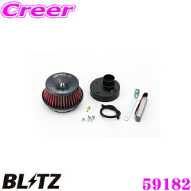 BLITZ ブリッツ No.59182 ダイハツ ミラ[ターボエンジン](L502S/L512S)用 サスパワー コアタイプLM エアクリーナー SUS POWER CORE TYPE LM-RED