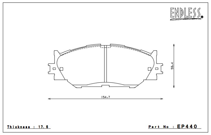 楽天市場】ENDLESS EP440SR01 ブレーキパッド SR01 レクサス AVE30 