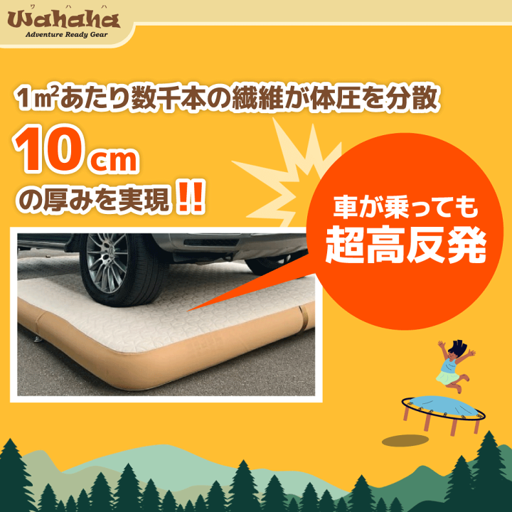 楽天市場】＼総額20万P山分け！／今が買い時 WAHAHA camper 高反発 車