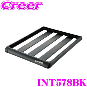 【最大57倍!】3点以上購入P10倍≪クレール限定≫【個人宅OK!】INNO INT578BK エアロラックシェイパー 80 エアロバー スクエアバー対応 精悍なマットブラック仕様 プロ仕様 作業用 イノー