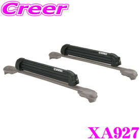 INNO XA927 グラヴィティ エアロベース用 スキー/スノーボードアタッチメント ブラック 【スキー：6セット、スノーボードなら4枚まで積載可能】 イノー