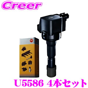 yő57{Iz3_ȏwP10{N[NGK COjbVRC U5586 4{Zbg vEX ANA Bbc No.49691 \ԁF 90919-02265 YiԁF U13T08-COIL g^