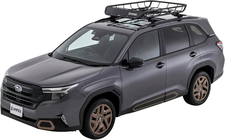 楽天市場】INNO INT501BK ルーフバスケット100 ルーフラック ルーフ 