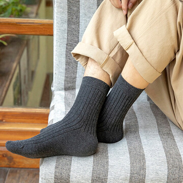 楽天市場 5足セット ソックス リブソックス コットンソックス メンズソックス 25 27cm スニーカーソックス ビジネスソックス スポーツ フォーマル カジュアル 靴下 男性用 紳士 ミドル丈 秋 冬 靴下 ランニング やわらか 丈夫 シンプル おすすめ 無地 通学 通勤 クツ