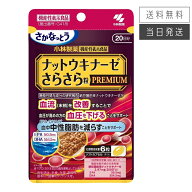 【複数購入 割引クーポン配布中】小林製薬 ナットウキナーゼ さらさら粒 プレミアム + 中性脂肪 約20日分…