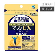 【複数購入 割引クーポン配布中】マカEX 小林製薬 約30日分 60粒 賞味期限：2027/2/27以降