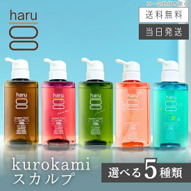 【複数購入 割引クーポン配布中】haru ハル kurokami スカルプ 黒髪スカルプ シャンプー 400mL オリジナル / ラベンダーブレンド / グリーンブレンド / スプリングレシピ / サマーレシピ