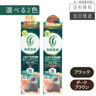 【複数購入 割引クーポン配布中】利尻炭酸カラーシャンプー 180g ブラック / ダークブラウン