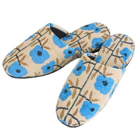 スリッパ 来客用 ゴブラン吊込 男女兼用 約26cmまで Gサイズ 日本製 玄関 花柄 フラワー