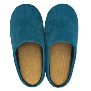 ルームシューズ 冬 コールコンビチャールスソフト 2サイズ 約24cmまで 約26.5cmまで 日本製 洗える 静音 おしゃれ コーデュロイ スリッパ