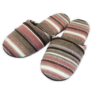 スリッパ 静音 ニットラインソフト Fサイズ 約24.5cmまで 静音 レディース 日本製 秋冬