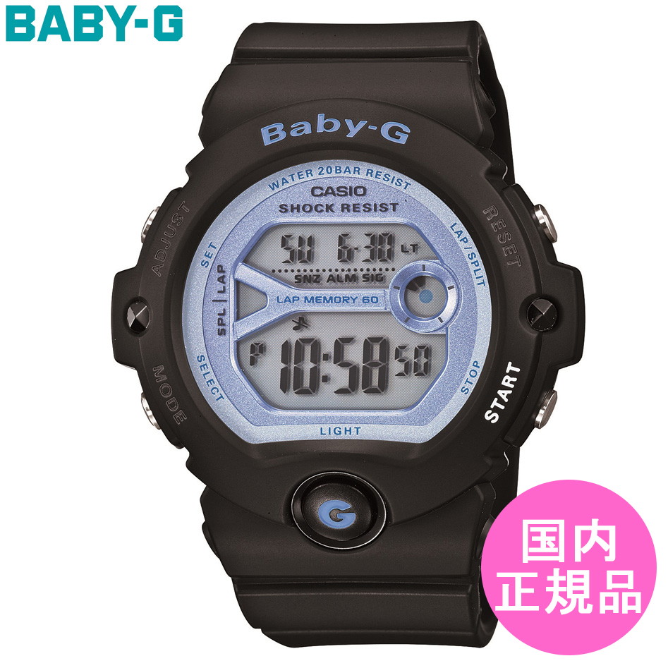 毎日続々入荷 送料無料 1年保証 BABY-G CASIO おトク カシオ デュアルタイム サマータイム設定 BG-6903-1JF ELバックライト 腕時計 ウォッチ
