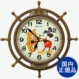 SEIKO セイコー クロック 掛け時計 茶 ミッキーマウス 電波 アナログ 飾り振り子 【FW583A】