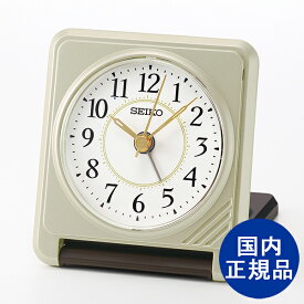 SEIKO セイコー アナログ 小型 目覚まし クロック 国内正規品 置き時計【QQ807G】