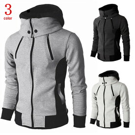 【楽天お買い物マラソンxポイントアップ1/29(木)01:59マデ】パーカー 長袖パーカースウェット ジップアップパーカー メンズ レディース カジュアル メンズ パーカー ボリュームネック ジャケット 男女兼用