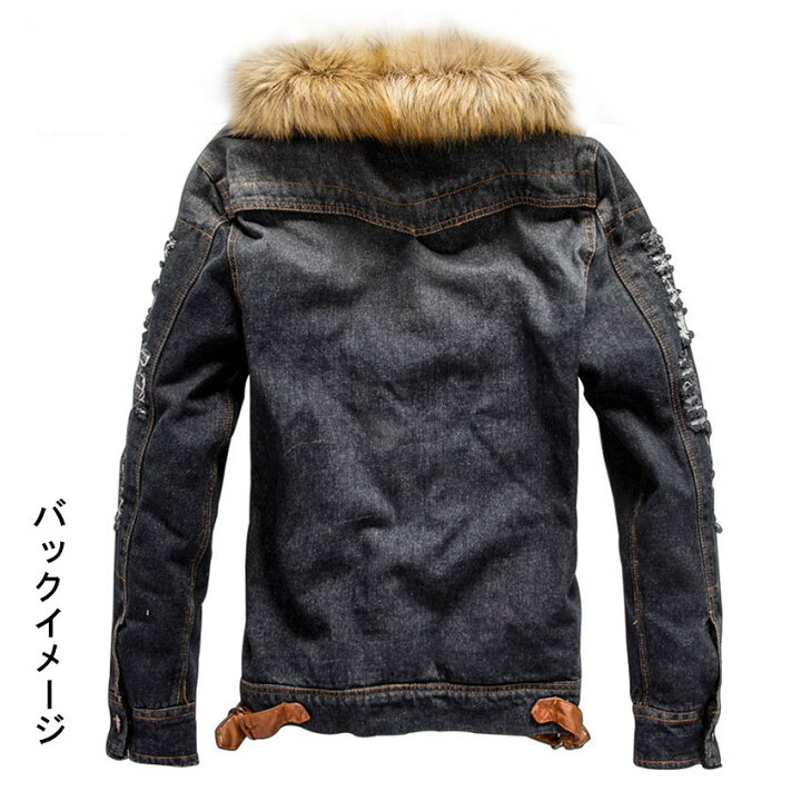 楽天市場】ジャケット ライダースジャケットデニムジャケット メンズ 