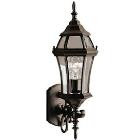 KICHLER（キチラー）Townhouseコレクション1灯式の防雨形ブラケットライトKIC-9790BK LED【代引不可】