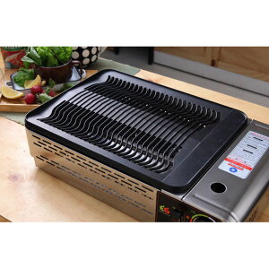 カセットボンベ式極小煙ロースターセラロースターECGH-200J【煙の少ない肉焼き機】家庭用