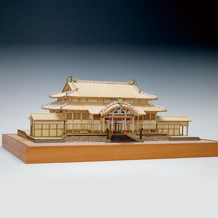 日本初の ウッディジョー 1 150 木製模型 江戸城木製組立キット 返品