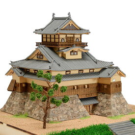 【日本製】建築1/150　犬山城【ウッディジョーの木製模型】WoodyJOE【代引不可】白帝城 はくていじょう 趣味 初心者 ギフト プレゼント 天然木 レーザーカット加工 組立キット ウッディージョー