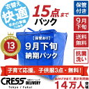 【1,000円OFFクーポン付き・5/08まで】 期間限定！子育て応援。 子供服3点・無料！ 【送料無料】 【9月下旬パック・15…