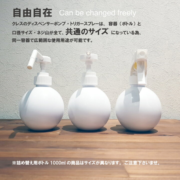楽天市場 スプレーボトル アルコール対応キュートボール 泡スプレー 250ml 白 白 真っ白泡スプレーボトル 球体 本体 白 スプレー 白 容量 250ml Pet製 光沢仕上げ クレス オリジナルボトル 詰め替えボトル おしゃれ 容器 そのまま 洗剤 遮光 国内出荷