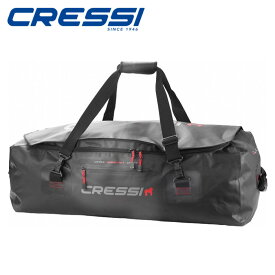 CRESSI ギア バッグ ゴリラPRO ブラックGORILLA PRO BAG容量135L 防水 水抜き栓付 フィン収納可能