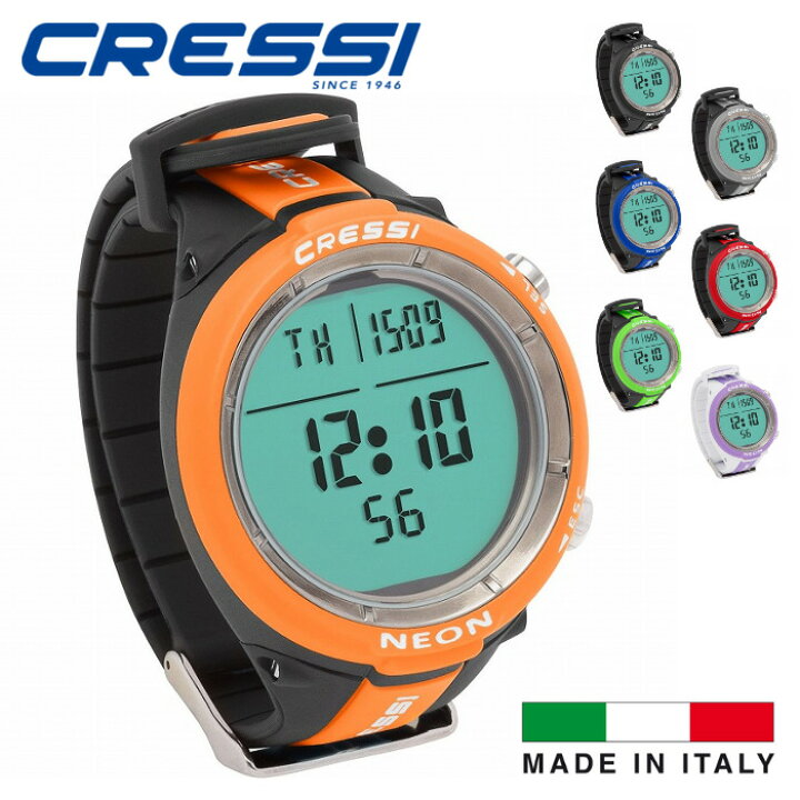 楽天市場】CRESSI ダイブコンピューター ネオンNEONスクーバダイビング 