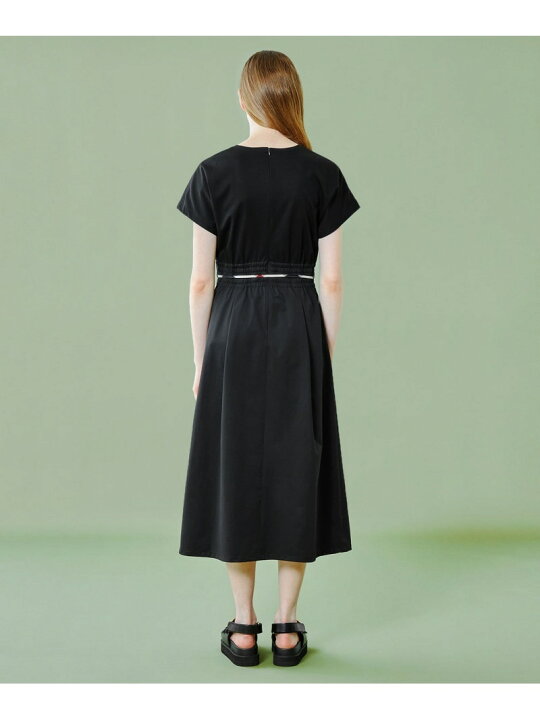 楽天市場】【SALE／40%OFF】ライトストレッチジャージーコンビドレス 