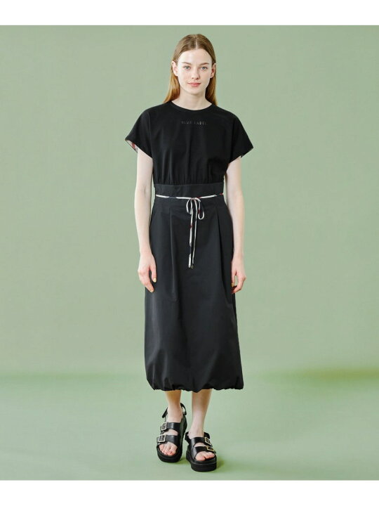 楽天市場】【SALE／40%OFF】ライトストレッチジャージーコンビドレス 