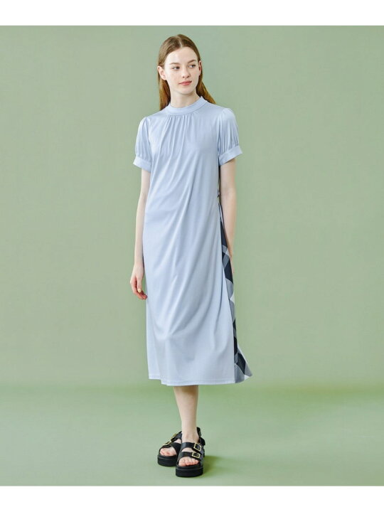 楽天市場】【SALE／25%OFF】セルロースコットンスムースドレス BLUE  