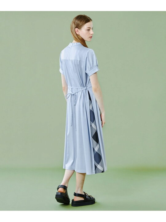 楽天市場】【SALE／25%OFF】セルロースコットンスムースドレス BLUE  