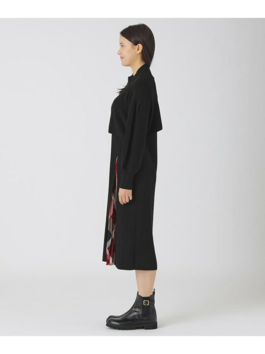 楽天市場】【SALE／44%OFF】ニットレイヤードセットアップ BLUE LABEL 