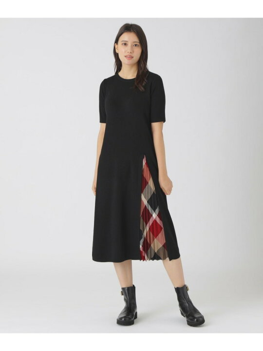 楽天市場】【SALE／44%OFF】ニットレイヤードセットアップ BLUE LABEL 