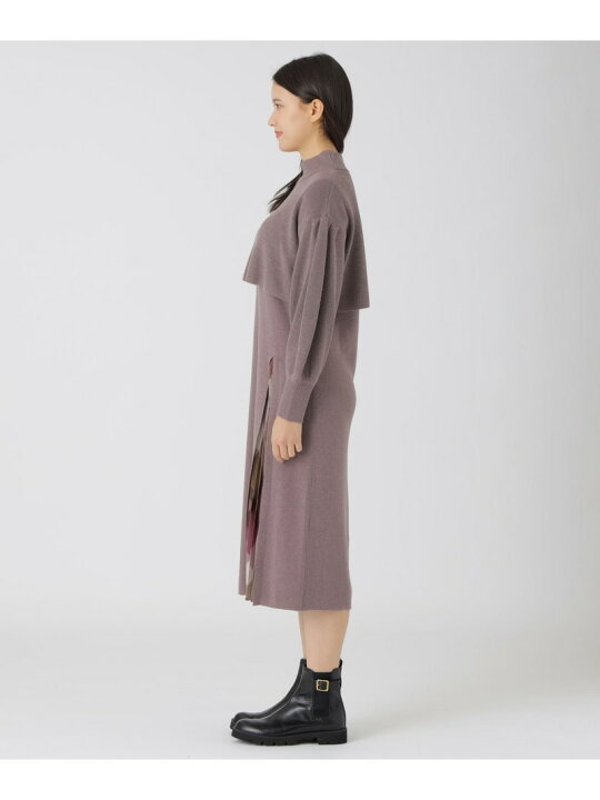 楽天市場】【SALE／44%OFF】ニットレイヤードセットアップ BLUE LABEL 