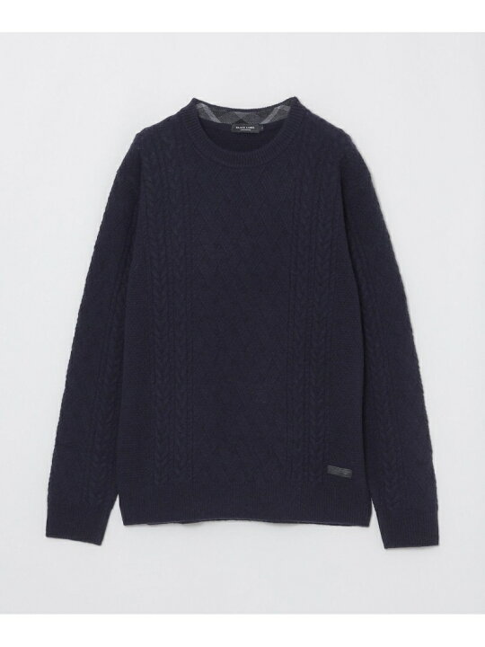 楽天市場】【SALE／64%OFF】【限定】チェックコンビケーブルニット 