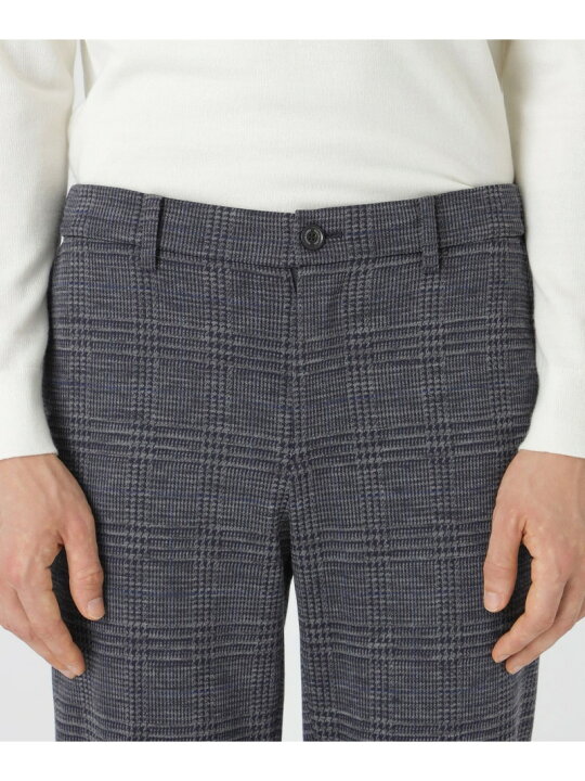 楽天市場】【SALE／43%OFF】グレンチェックウールジャージートラウザー 