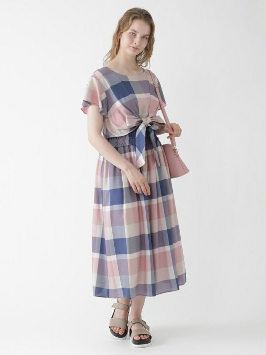 楽天市場】【SALE／52%OFF】クレストブリッジチェックドレープローン 