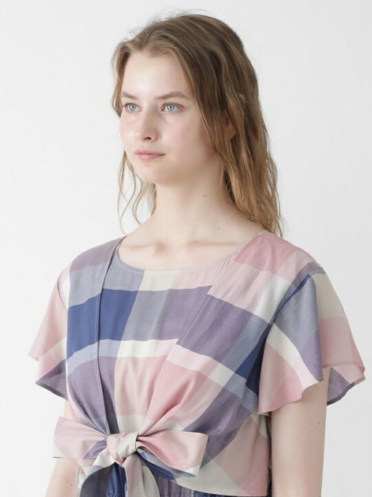 楽天市場】【SALE／52%OFF】クレストブリッジチェックドレープローン 
