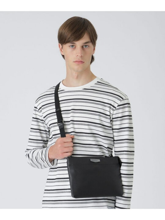 楽天市場】【SALE／50%OFF】エンボスシュリンクレザーサコッシュ BLACK 